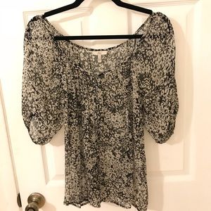 Joie floral silk blouse